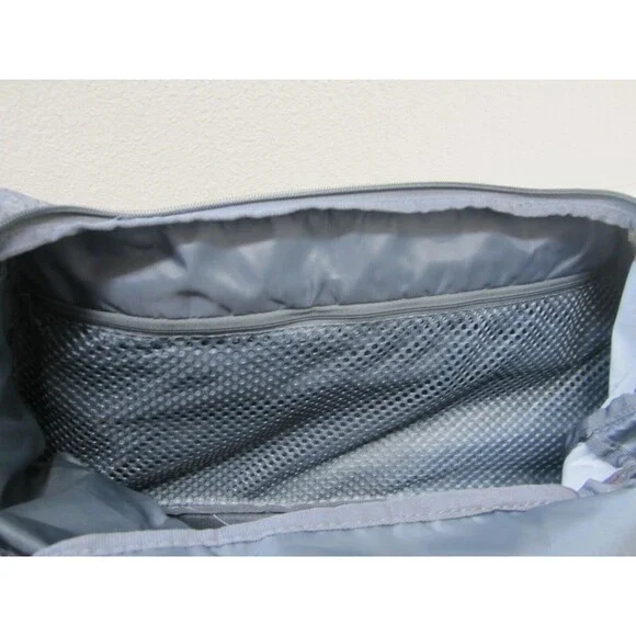 Adidas Squad III Grey Duffel Bag Jersey Onix/Noble MaroonB161 - Brand New!